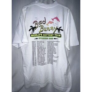 Bad Bunny Tour Shirt 2022 Un Verano Sin Ti Official Merch Music Streetwear L